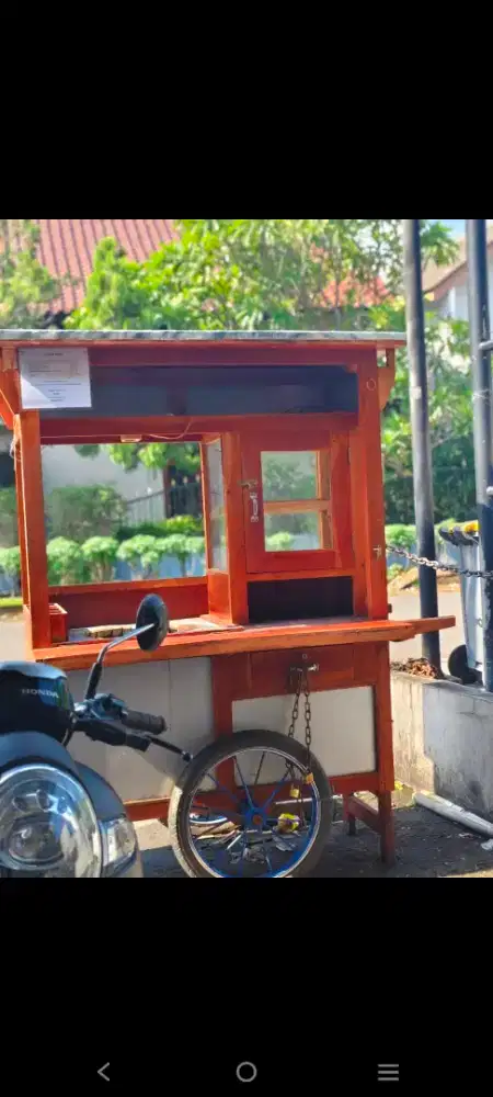 Jual cepat gerobak bakso/mie ayam (Like New)