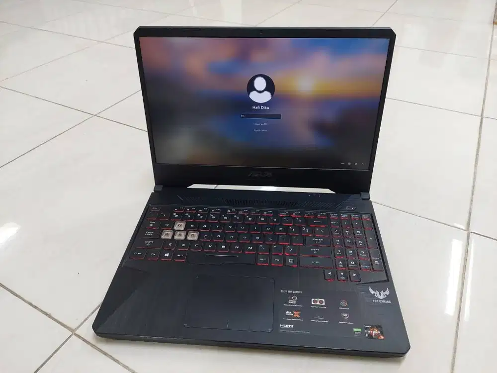 ASUS TUF FX505DD Gaming | Ryzen 5 | GTX 1050 | Mulus Siap Pakai