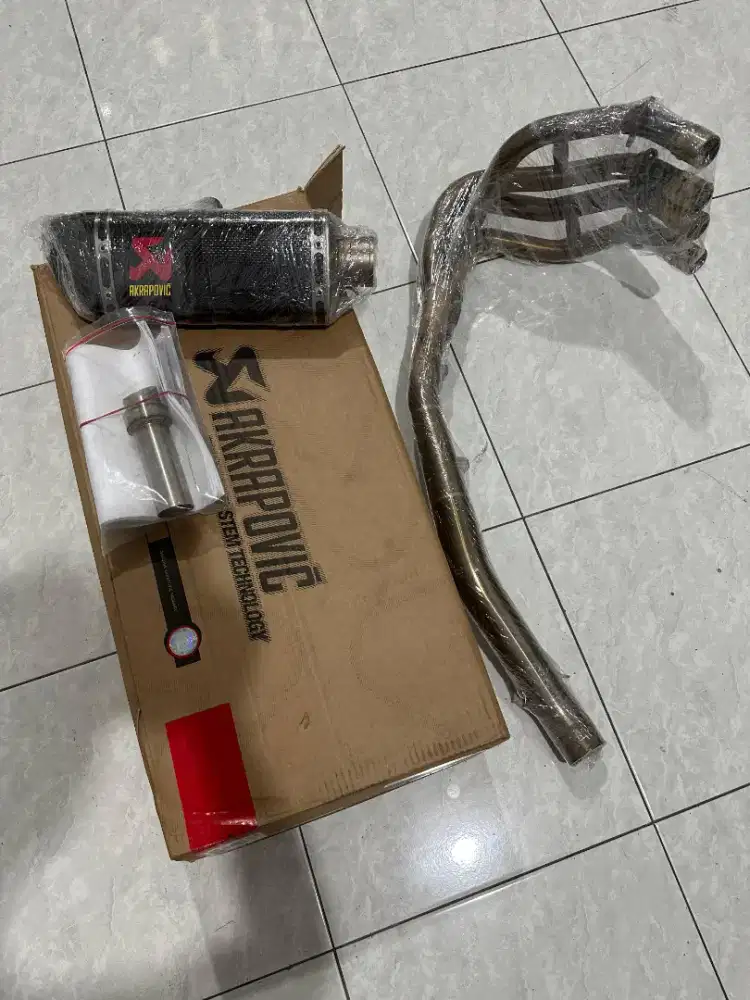 Knalpot Akrapovic Full System Slovenia Kawasaki Zx25r Zx25rr Original