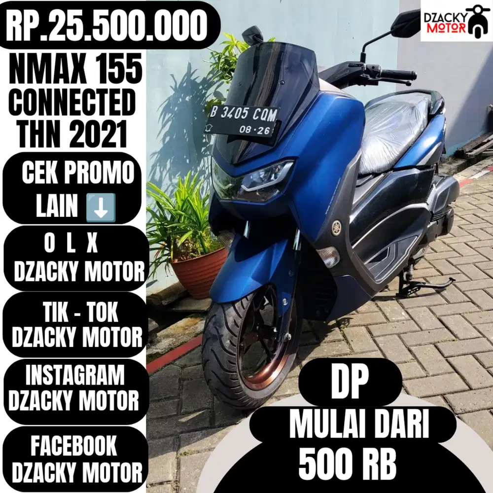 NMAX 155 CONNECTED THN 2021 SECOND LIKE NEW