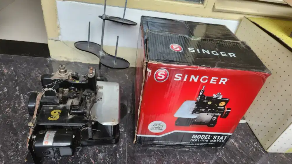 Mesin jahit singer tipe 81A1+ motor