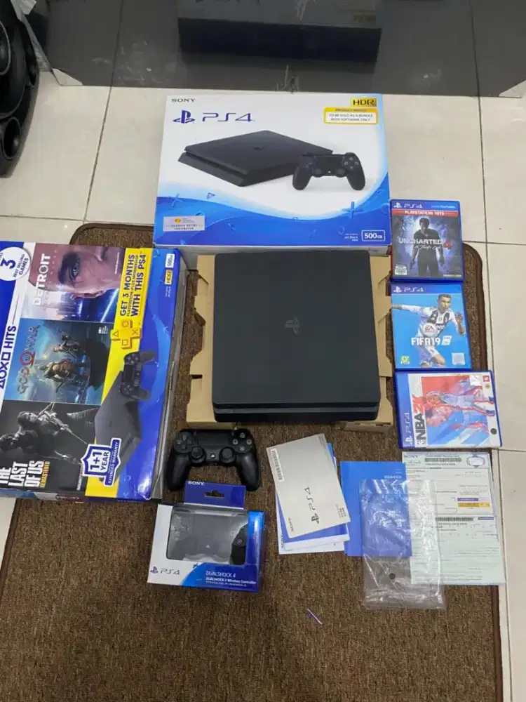 Ps4 slim ori ex garansi indo seri 2106 500gb