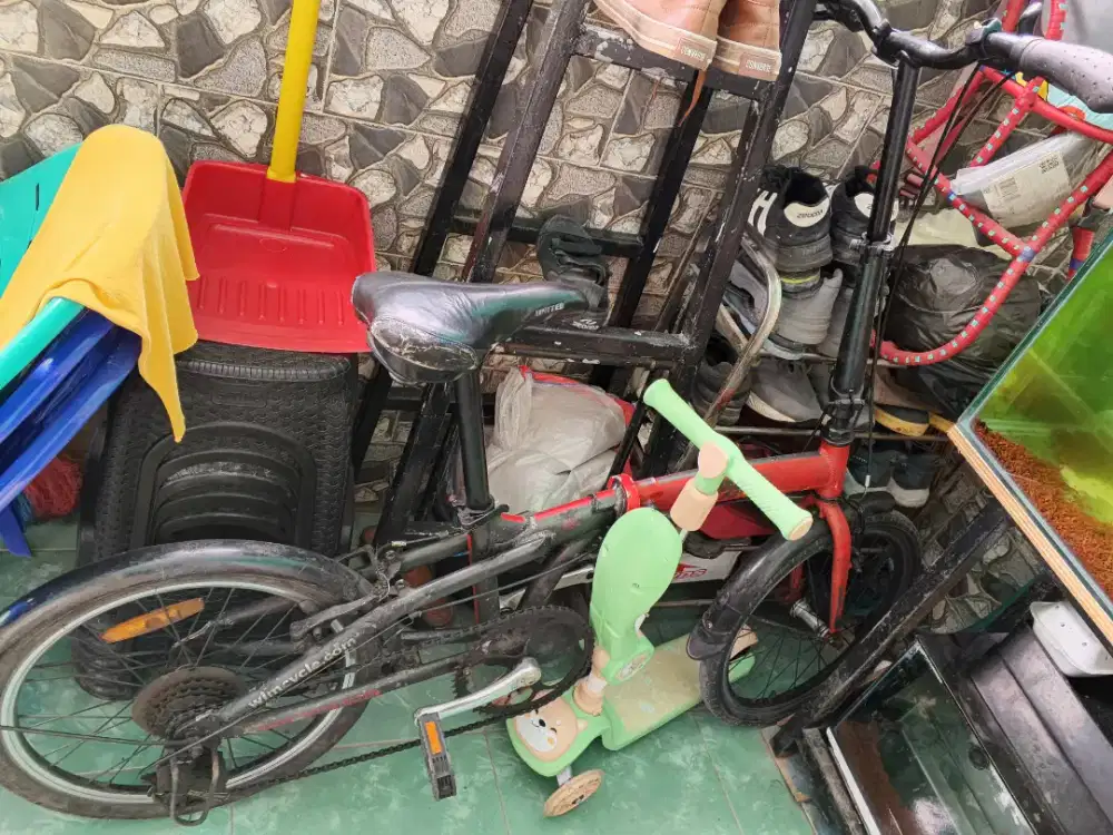 Sepeda Aloy almunium di jamin enteng di angkat ban 20