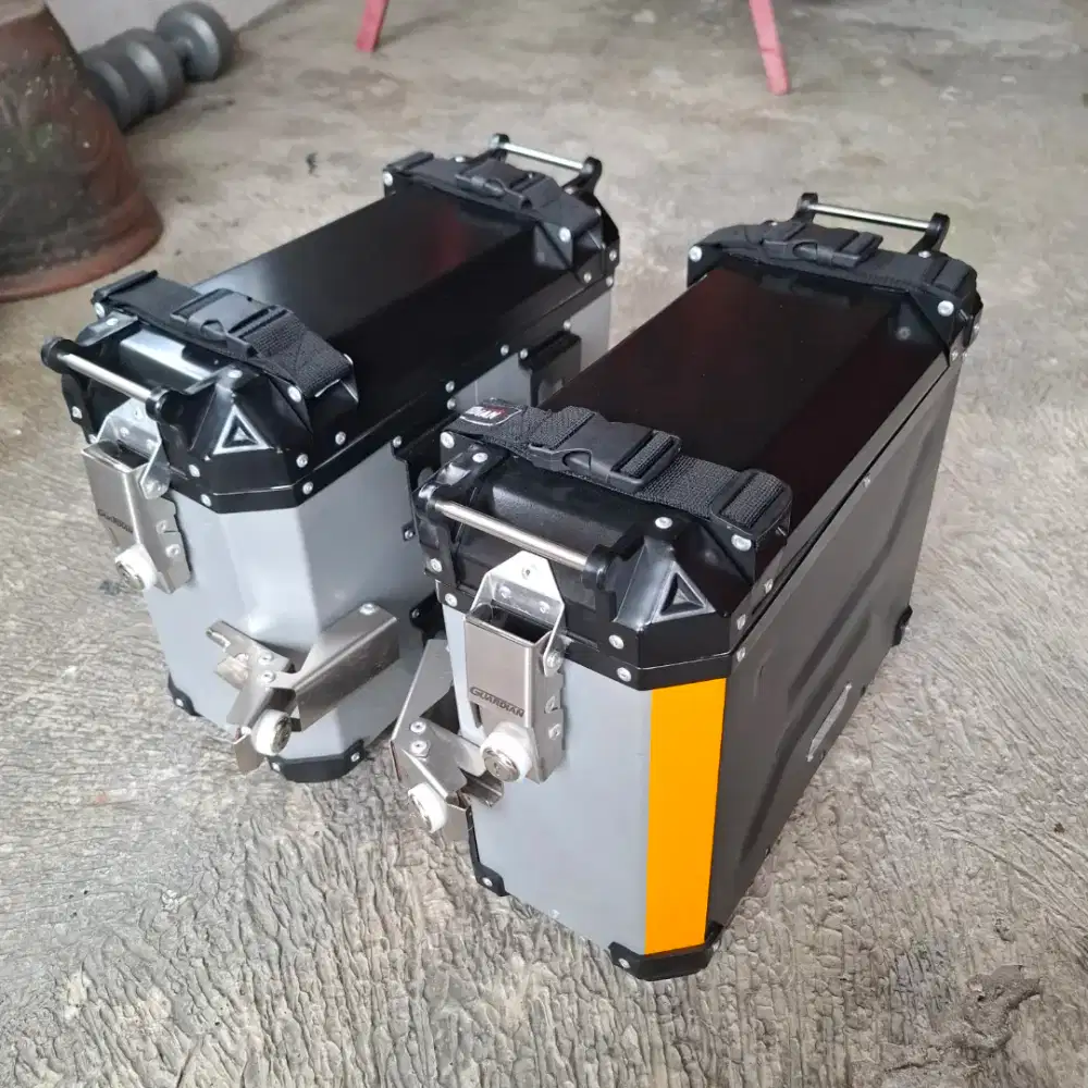 JUAL SIDE BOX PANNIER + Bracket Merk GUARDIAN ADV