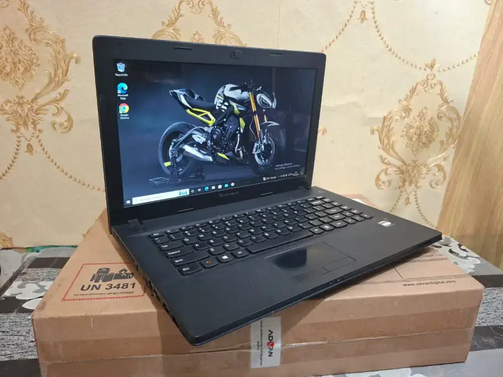 NO.120

LAPTOP LENOVO G405 PROCESSOR AMD E1-21100 RAM 4GB HDD 500GB