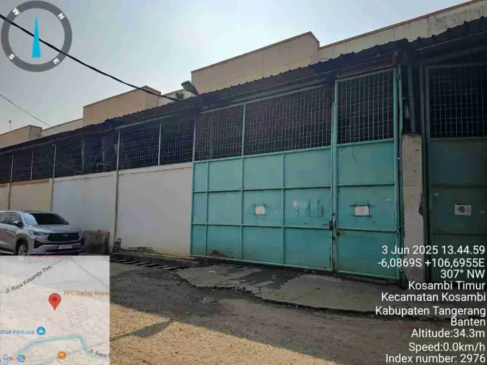 Gudang kawasan kosambi dadap ocean murah lt 750