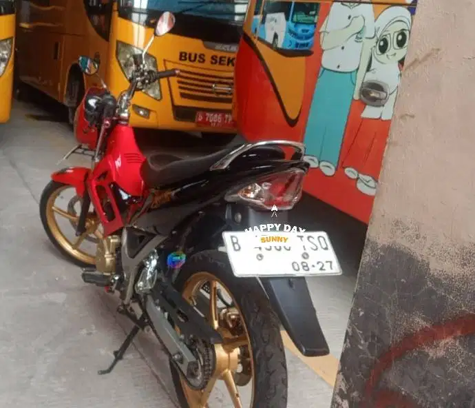 Satria Fu build up tahun 2005 .