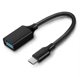 USB Type C OTG 13.5 CM - Black