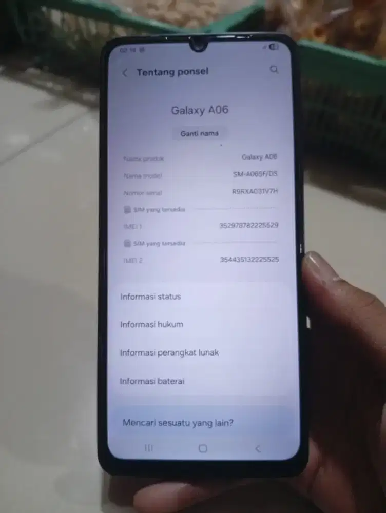 Samsung A06 4/64 RESMI SEIN Murah pas.
