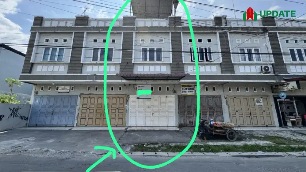 DI JUAL RUKO JLN.SIDOMULYO, MEDAN TIMUR