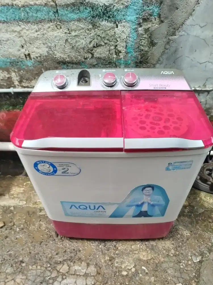 Bismillah dijual mesin cuci Aqua normal