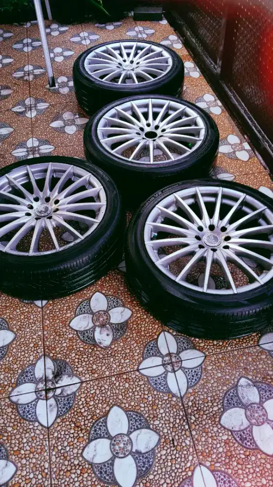 MURAH‼️ Velg Ring 17 PCD DOBEL + Ban – Velg Ring 17 PCD 4×100/5×100