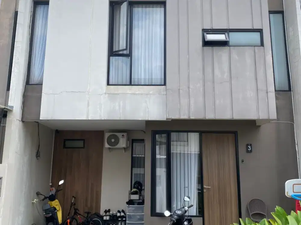 Rumah Modern 2 Lantai Furnished, Interior Built-In, Siap Huni – Lingkungan Tenang & Rapi