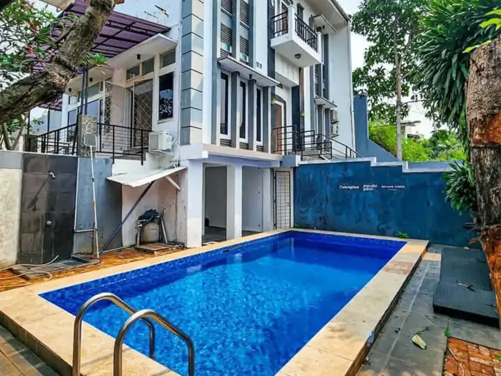 TURUN HARGA SIGNIFIKAN! Rumah Mewah 3 Lantai Siap Huni di Jantung Kemang - Bangka