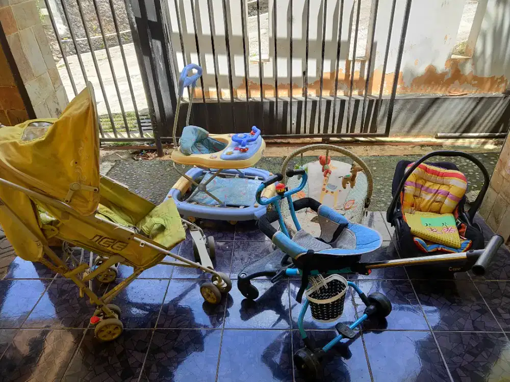 Paket Alat2 Bayi 1-5 Tahun (Stroler, Bouncer, Baby Walker, Car Seat)