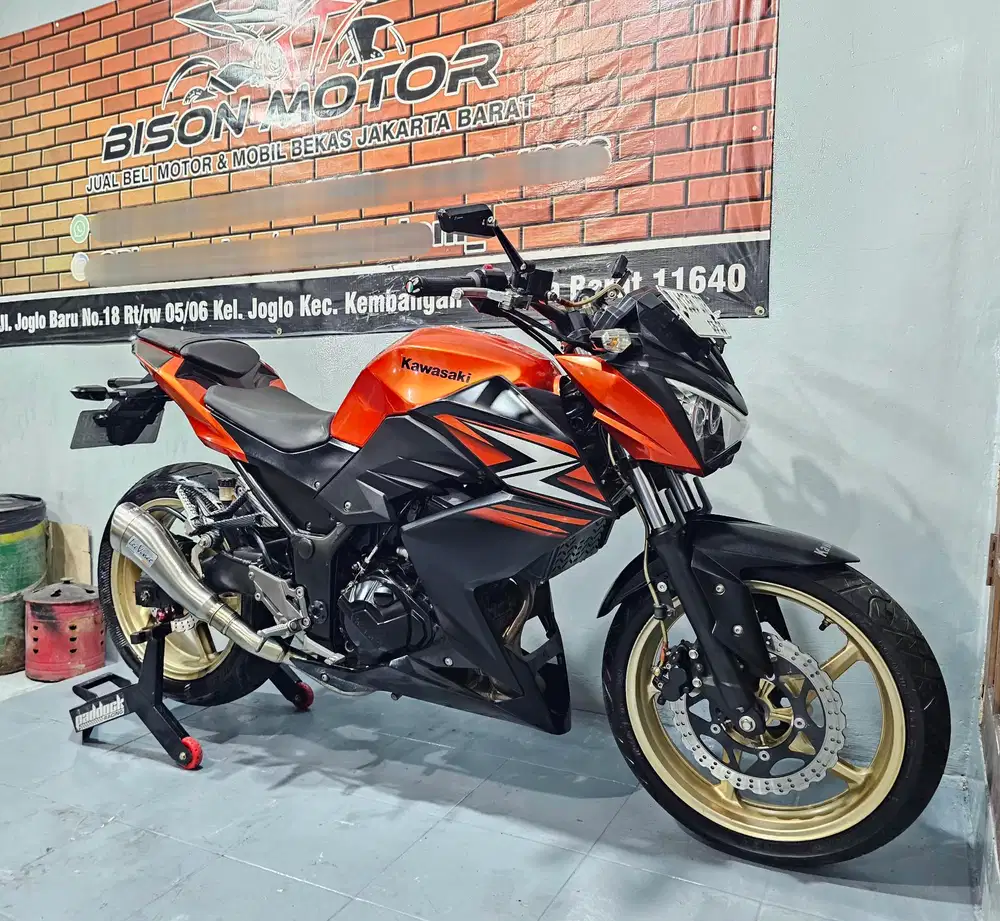 Km 6rb! Modif hedon! KAWASAKI NINJA Z250 FI 2014 Pajak ON Z 250 Fi