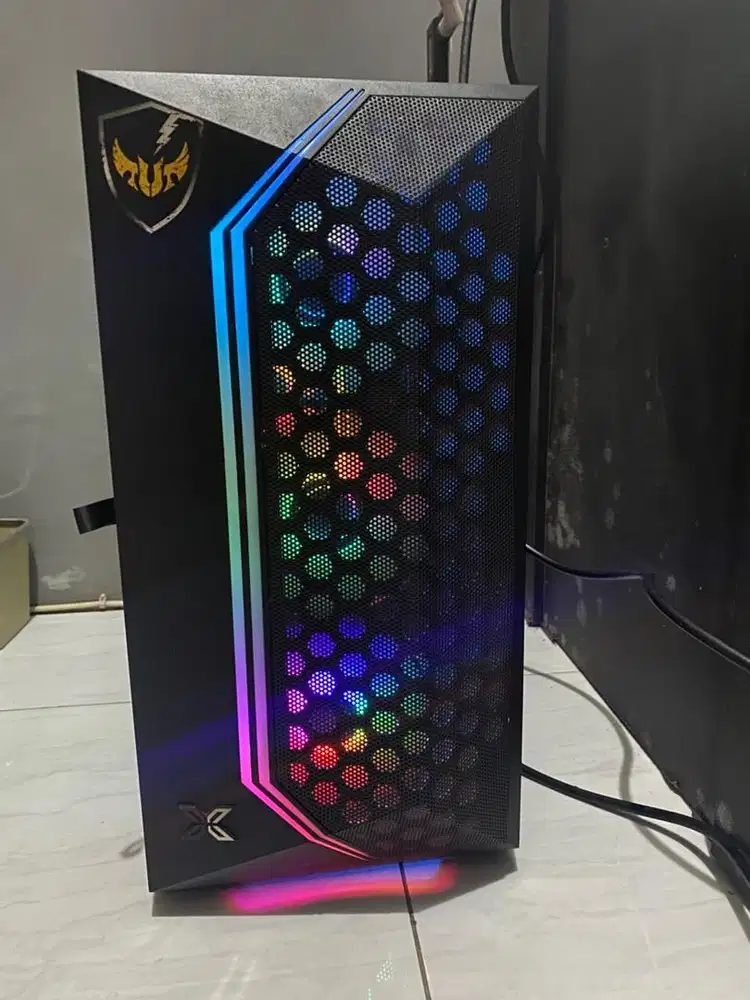 PC Gaming Ryzen 7 5700X + Monitor AOC 24″ 144Hz | Siap Pakai