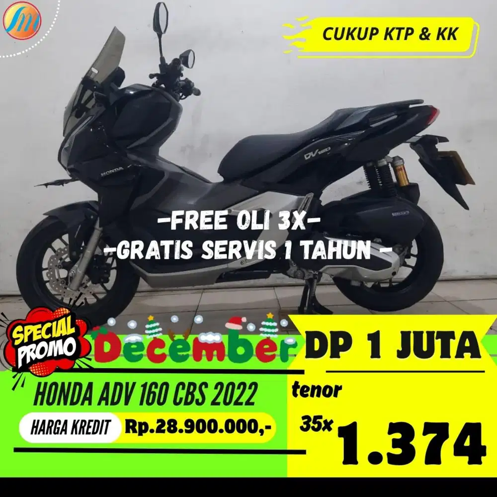 DP HANYA 1JUTA KREDIT HONDA ADV 160 CBS 2022 ANGSURAN TERJANGKAU