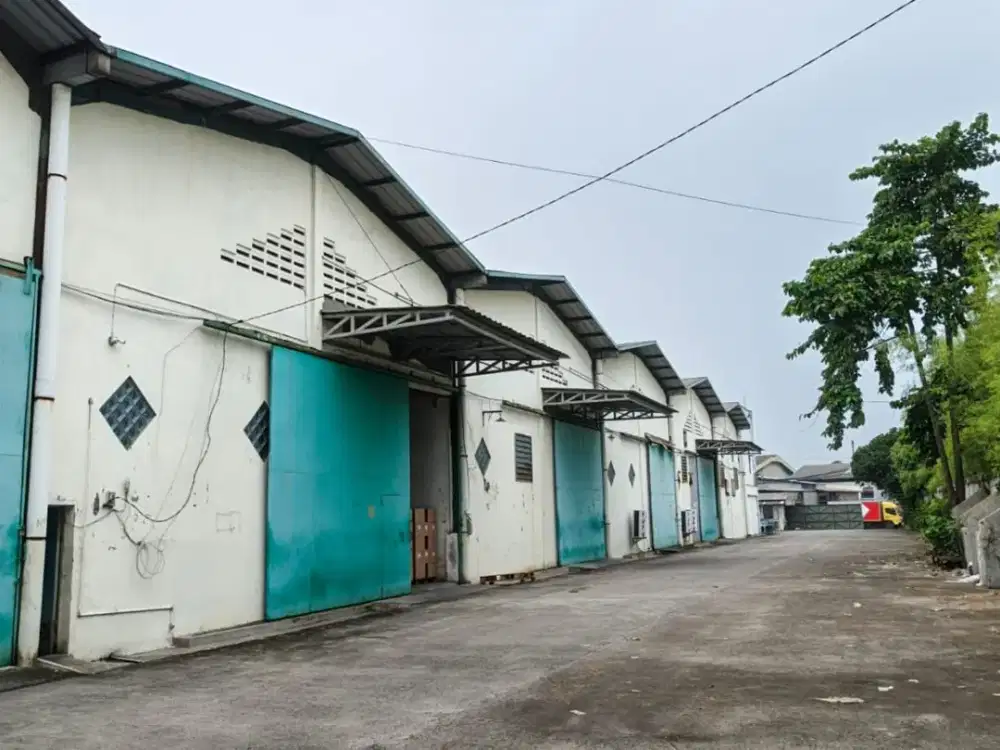 Disewakan Unit Gudang Siap Huni Dekat Bandara Tangerang