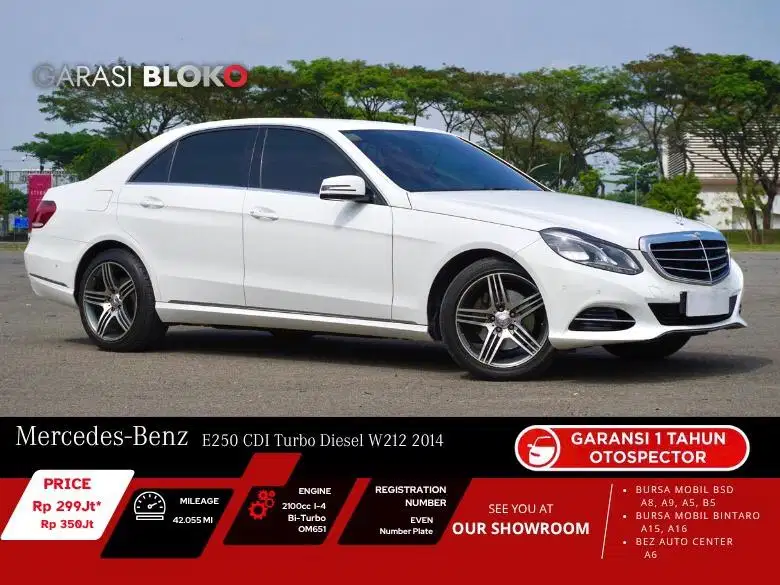 Mercedes Benz E250  CDI Turbo Diesel W212 2014 / 2015