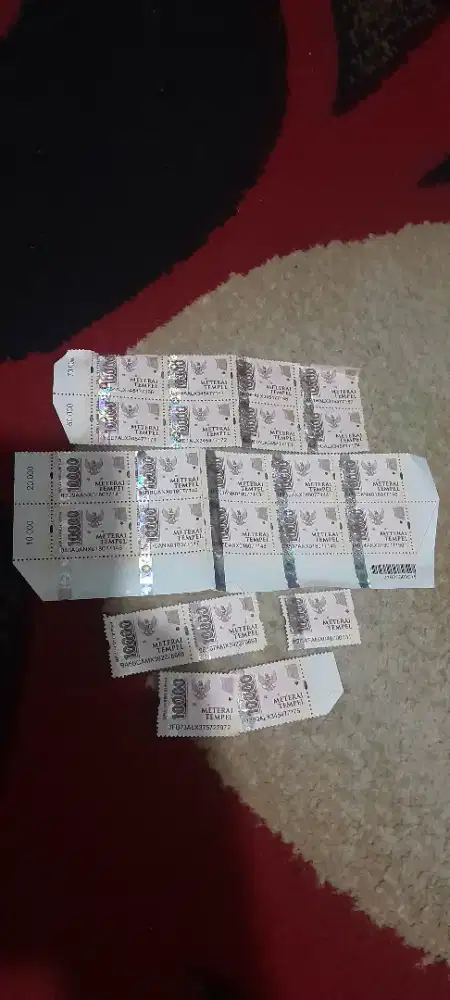 Materai baru borongan