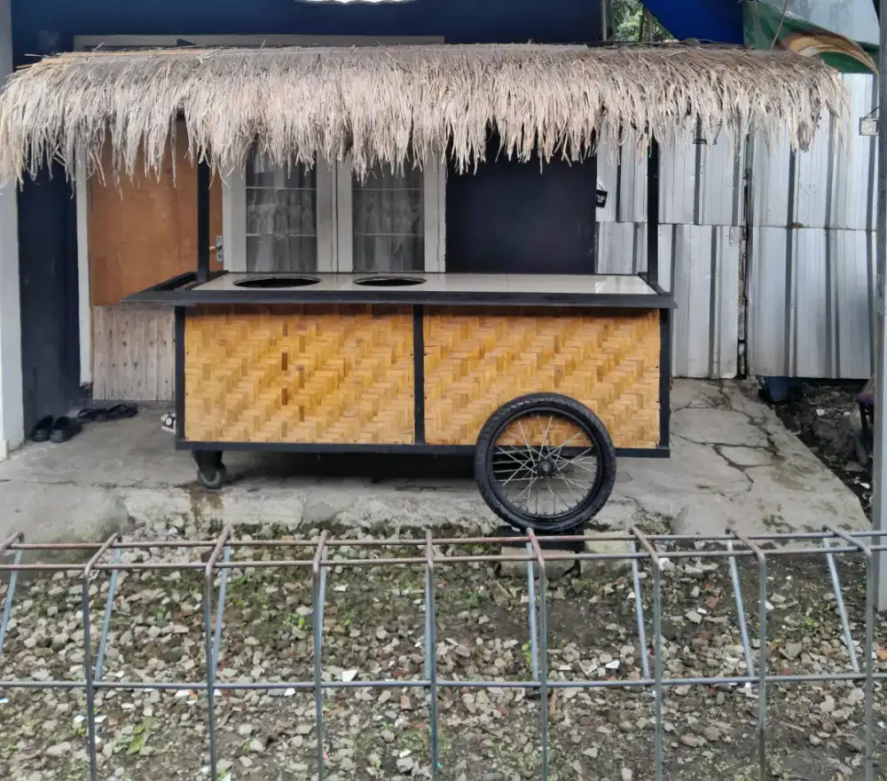 Gerobak dagang warkop dll