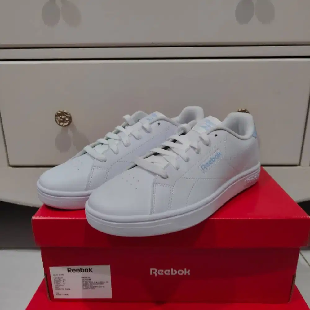Sepatu REEBOK - REE Court Clean - Tennis Original White