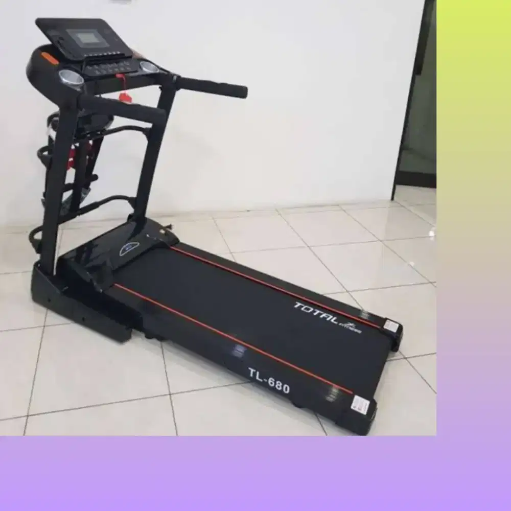 Big treadmill elektrik TL-680 alat kebugaran LKB-198