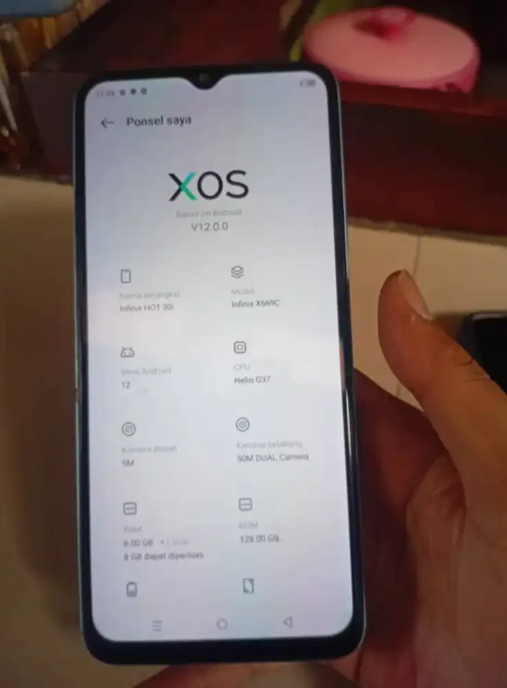 Infinix hot 30i ram 8/128 murah harga pas