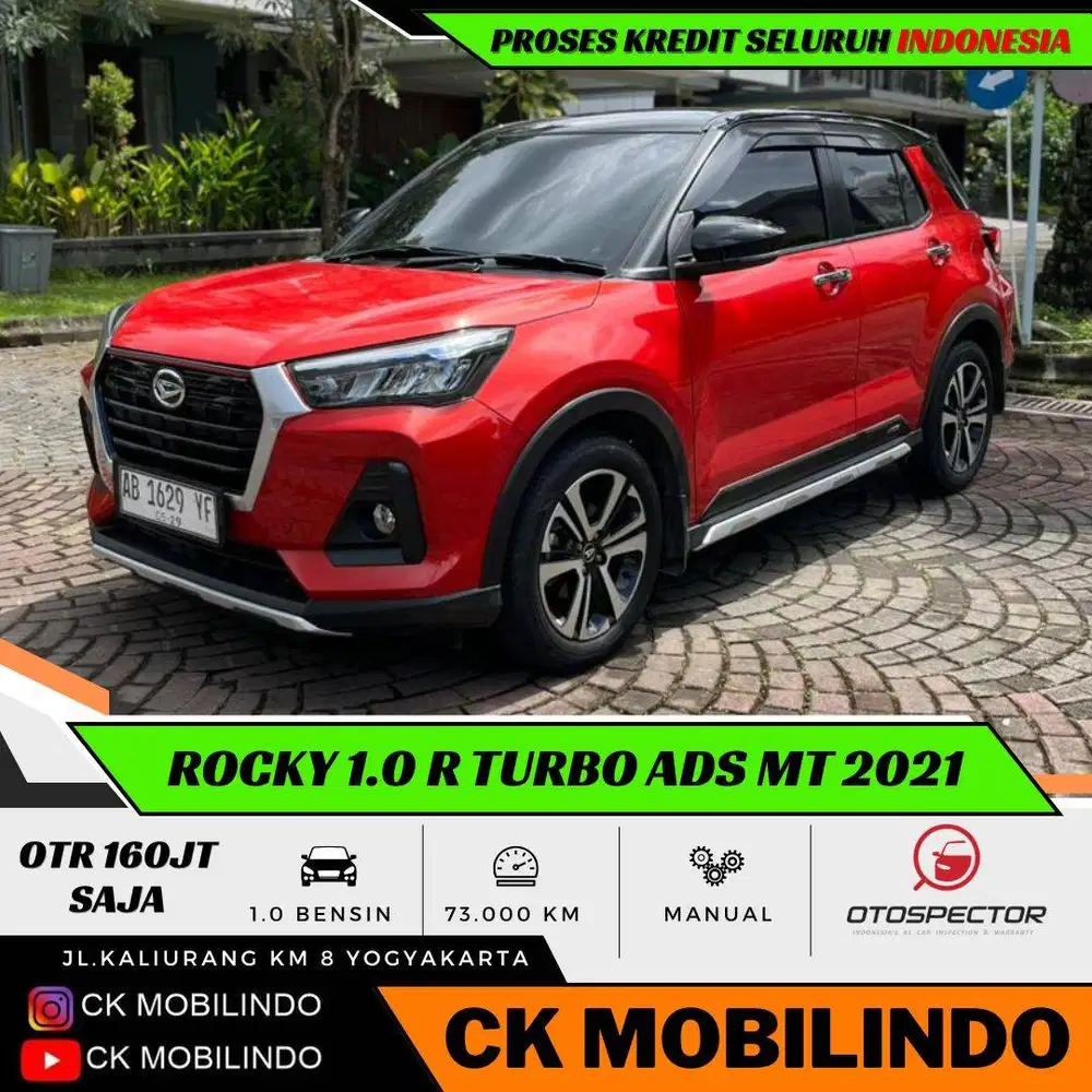 (Dp10jt) Rocky R Turbo ADS Twotone Manual 2021 Plat AB Kredit Murah