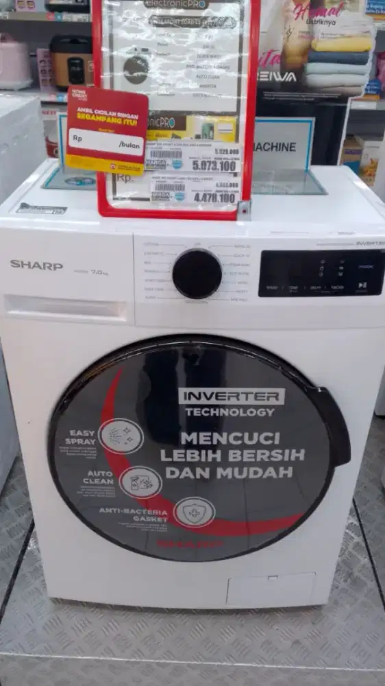 Segampang itu cicilan mesin cuci di home credit  tenornya beragam