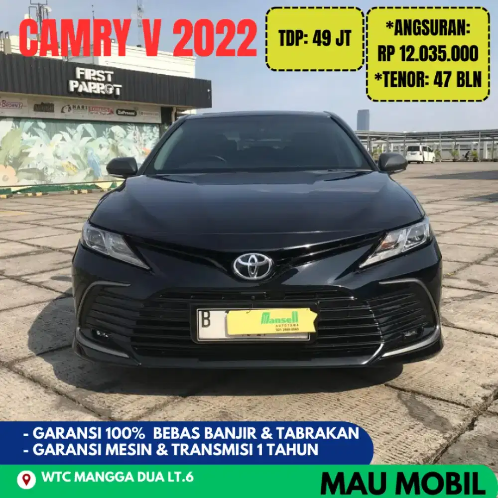 Camry V 2021/2022/2023 Hitam, KM 50rb