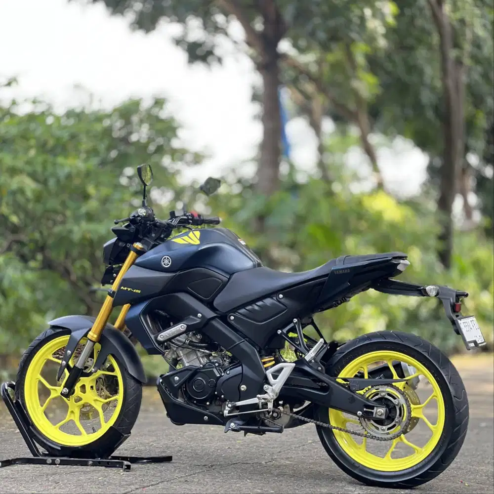 YAMAHA MT15 2019 BIRU KM RENDAH PAJAK PANJANG SIAP RIDING