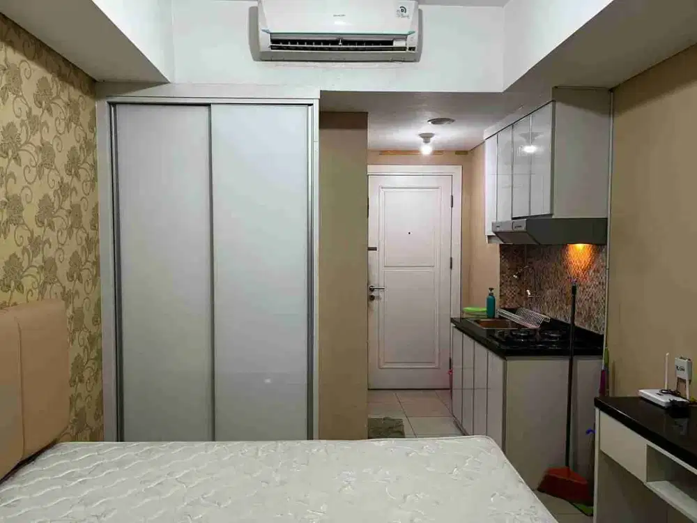 Di sewakan Studio full furnish 21m apartment green lake