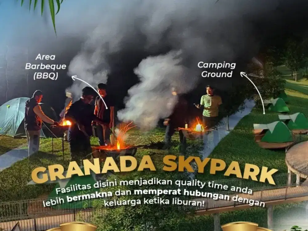 Kavling wisata dg City View di Puncak Cipanas