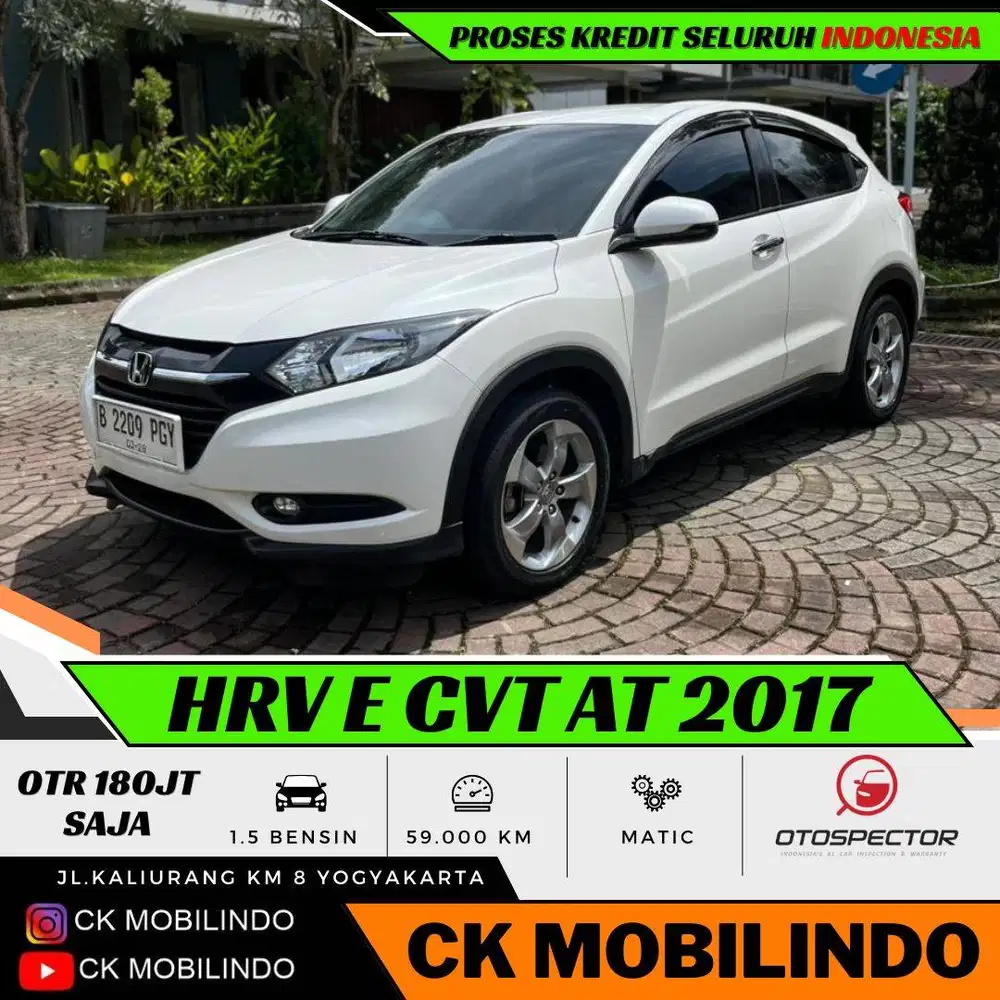(Km59rb) Honda HRV E CVT Matic 2017 ISTIMEWA Kredit Murah