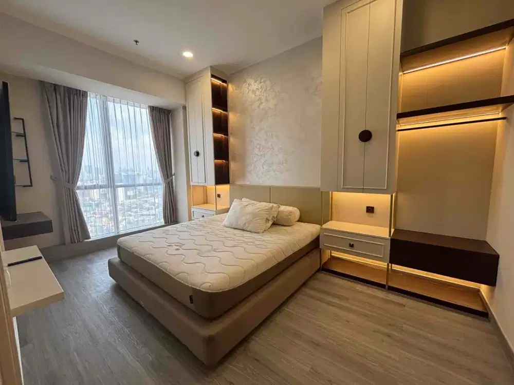 Disewa Taman Anggrek Residences Condo 2+1BR Full Furnish Interior