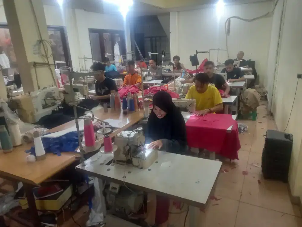 Konveksi bordir sablon bandung timur terima makloon khusus partai bsr