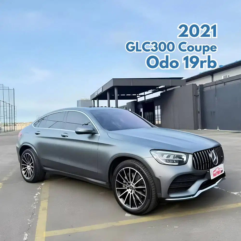 Mercedes Benz GLC300 Coupe 2021 NIK 2019 Facelift Grey on Black Abu