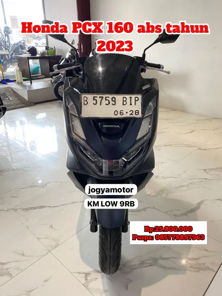 (B) Honda PCX 160 abs 2023 cash dan credit