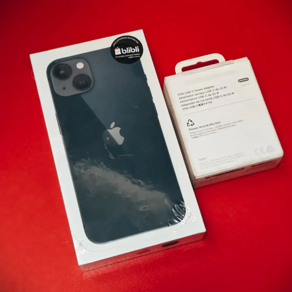 iPhone 13 128GB Midnight New Segel BNIB iBox | Blibli