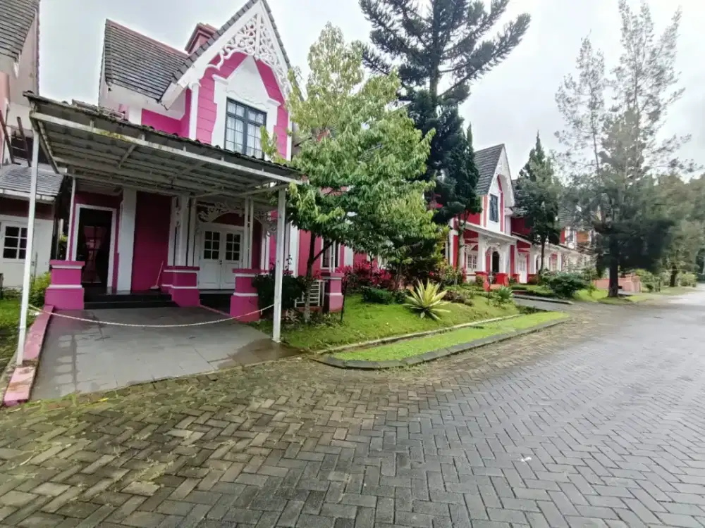 Di jual murah vila 2 LT siap huni lokasi di kota bunga Cipanas puncak