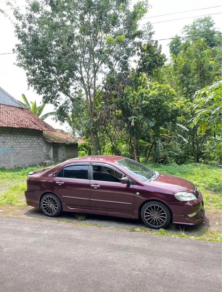 Toyota Corolla Altis G 2002 Manual Plat AB Surat Komplit