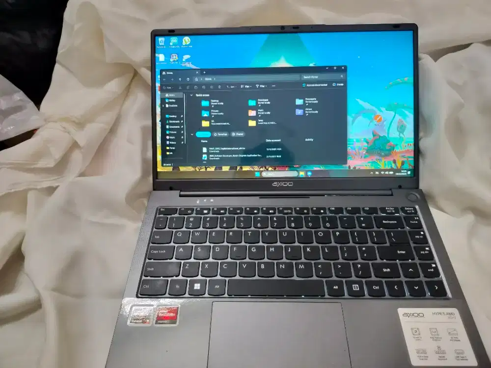 Axioo hype 5 amd x5-2 Ryzen 7430 U RAM 16 GB