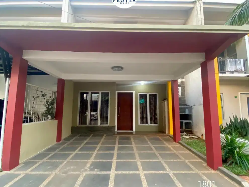 Rumah 3 Lantai Fully Furnished Dalam Cluster dengan Akses Stasiun Cisauk