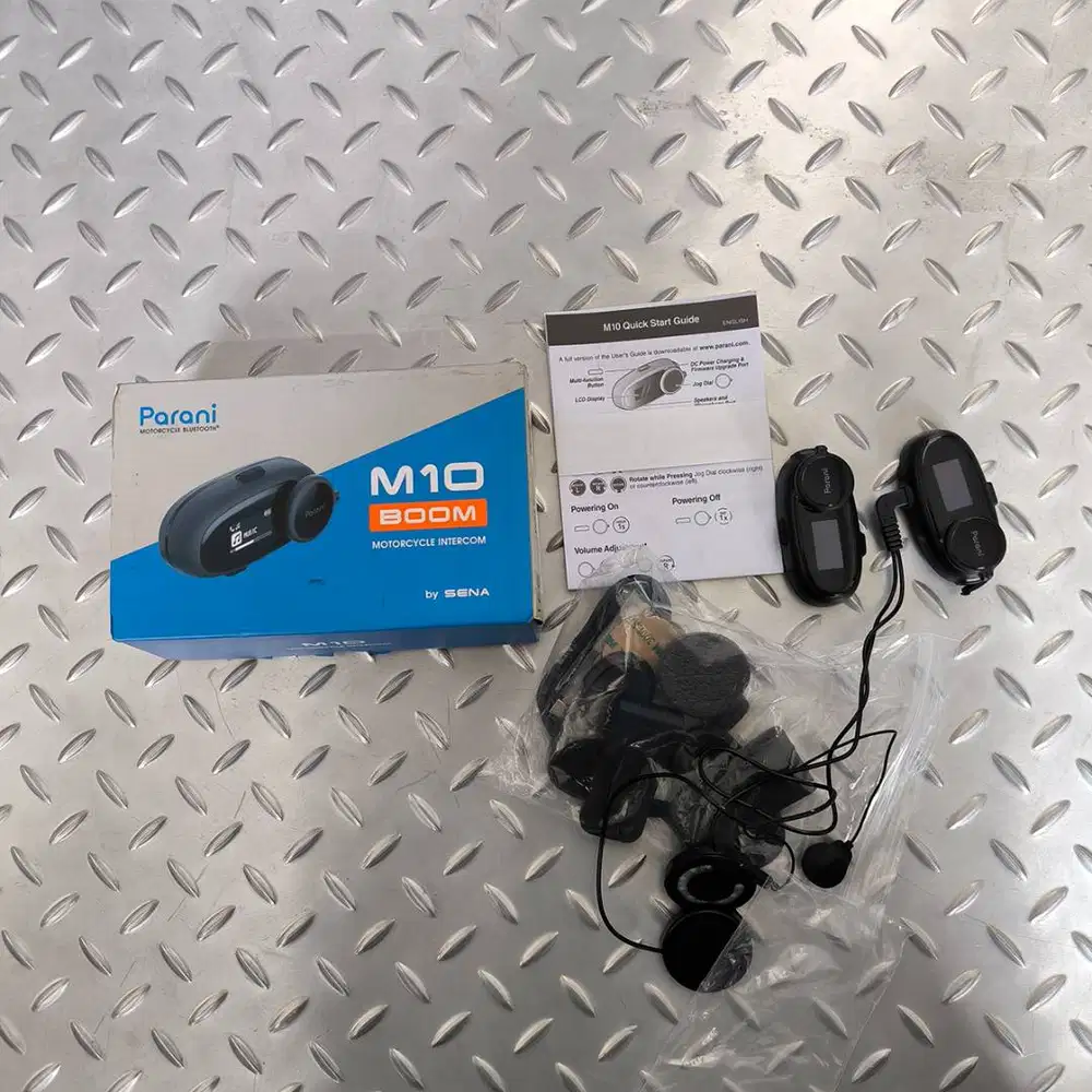 Intercom Parani M10 Sepasang Boom & Wired by Sena