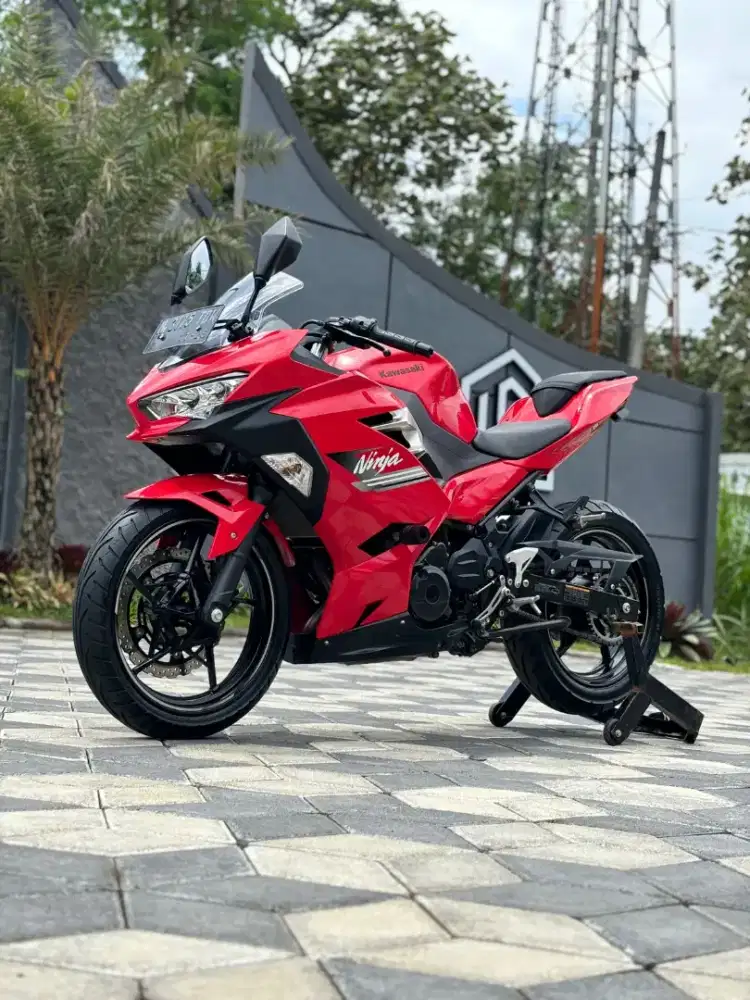 Odo 1900 KM‼️Ninja New 250 Fi 2021 Candy Red Nopol N.