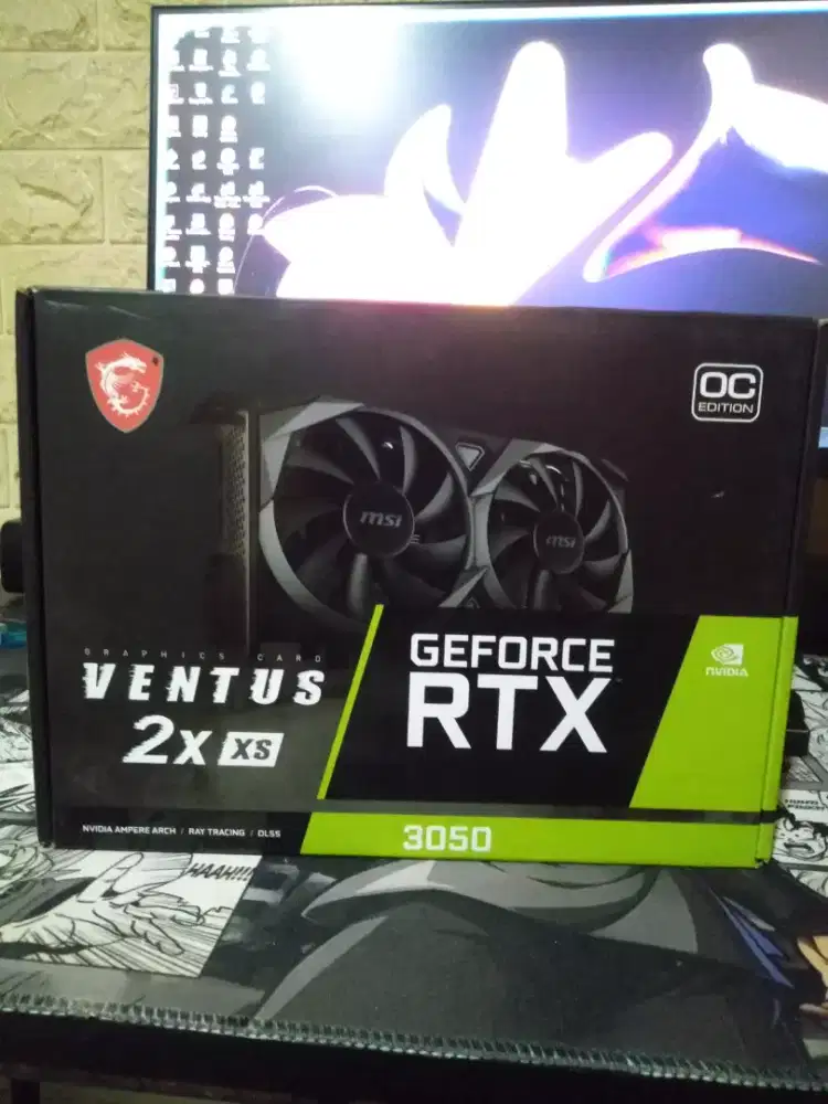 VGA MSI GeForce RTX 3050 Ventus 2X XS OC 8GB - 8 GB DDR6