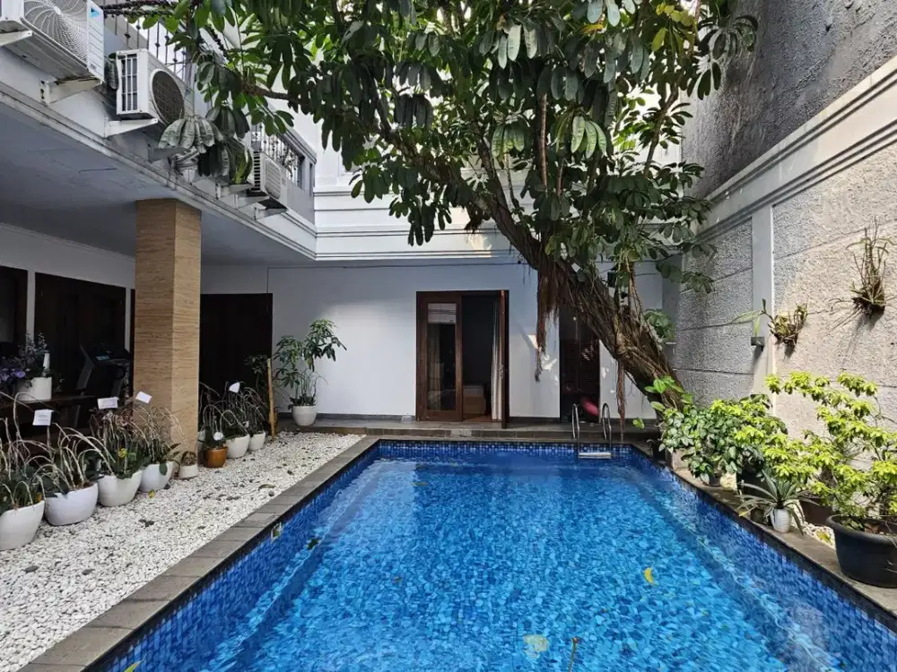 Rumah Mewah Dijual di Pondok Indah Jakarta Selatan – Prime Area, Fully Furnished, Bebas Banjir