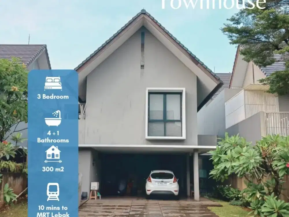DIJUAL RUMAH MODERN MINIMALIS DIKAWASAN BINTARO JAKARTA SELATAN